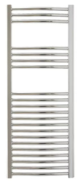 Električni radiator Anima Marcus v krom izvedbi, 45x111,8 cm, z grelno palico in termostatom.