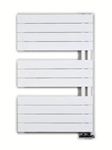Bel kombiniran kopalniški radiator Anima Oliver 60x93 cm, primeren pro za ogrevanje prostora in sušenje brisač.