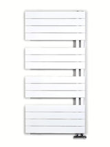 Bel kombiniran kopalniški radiator Anima Oliver 60x122 cm primeren pro ogrevanje in sušenje brisač.