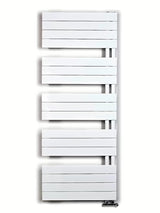Bel kombiniran kopalniški radiator Anima Oliver 151x60 cm, primeren tudi pro sušenje brisač.