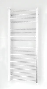 Kombiniran kopalniški radiator Anima Paul 60x120 cm v izvedbi polirano nerjavno jeklo chrome.