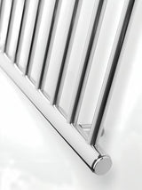 Kombiniran kopalniški radiator Anima Paul 60x120 cm v izvedbi polirano nerjavno jeklo chrome.