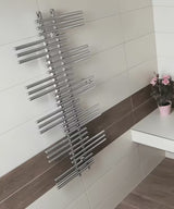Krom kombiniran radiator Anima Titus 55x125 cm s sredinskim priklopom 50 mm