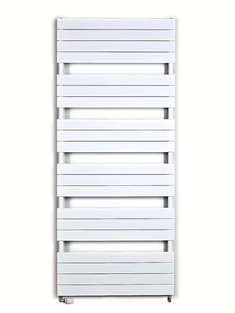 Bel kombiniran radiator Anima Viktor 179x75 cm, primeren pro za ogrevanje kopalnice in sušenje brisač.
