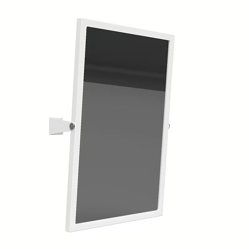 Stensko preklopno ogledalo Bemeta Help program 60x40 cm v beli barvi z oglato zasnovo