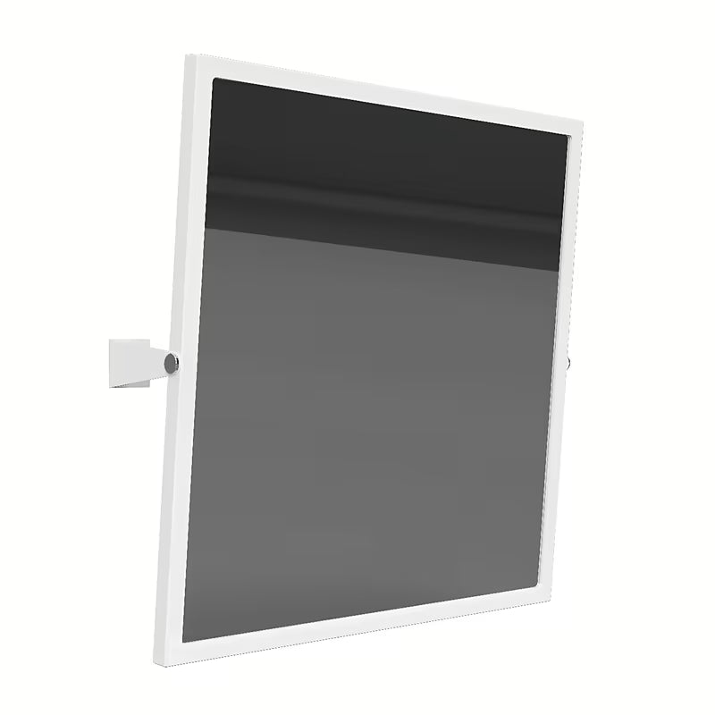 Belo preklopno stensko ogledalo Bemeta Help program 60x60 cm s kovinsko konstrukcijo