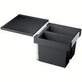 Koš za Smeti sortirnik Blanco Flexon II s sodobnim dizajnom pro za kuhinjsko omarico od 45 cm.