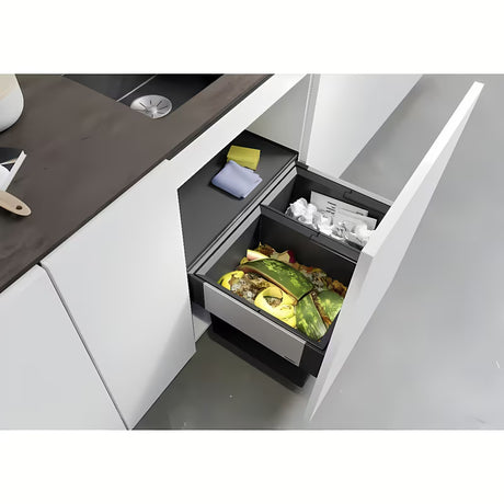 Vgradni koš za smeti Blanco Select II z dvema posodama in sprednjim izvlekom pro za omarico 60 cm