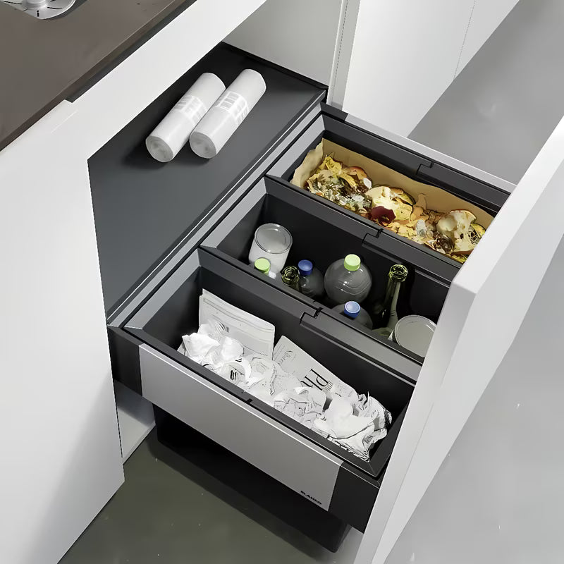 Koš za Smeti sortirni sistem Blanco Select II pro za organizacijo v spodnji omarici