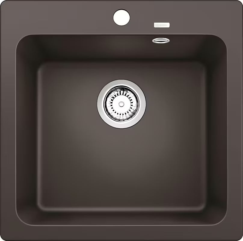 Kavno vgradni pomivalno korito Blanco 51,5 x 51 cm brez odcejalne površine z odprtino pro armaturo.