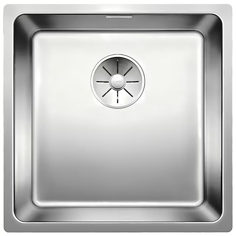 Nehrđajući kuhinjski enojno korito Blanco Andano pro spodnja montaža pod pult u obradi svilenkasti sjaj