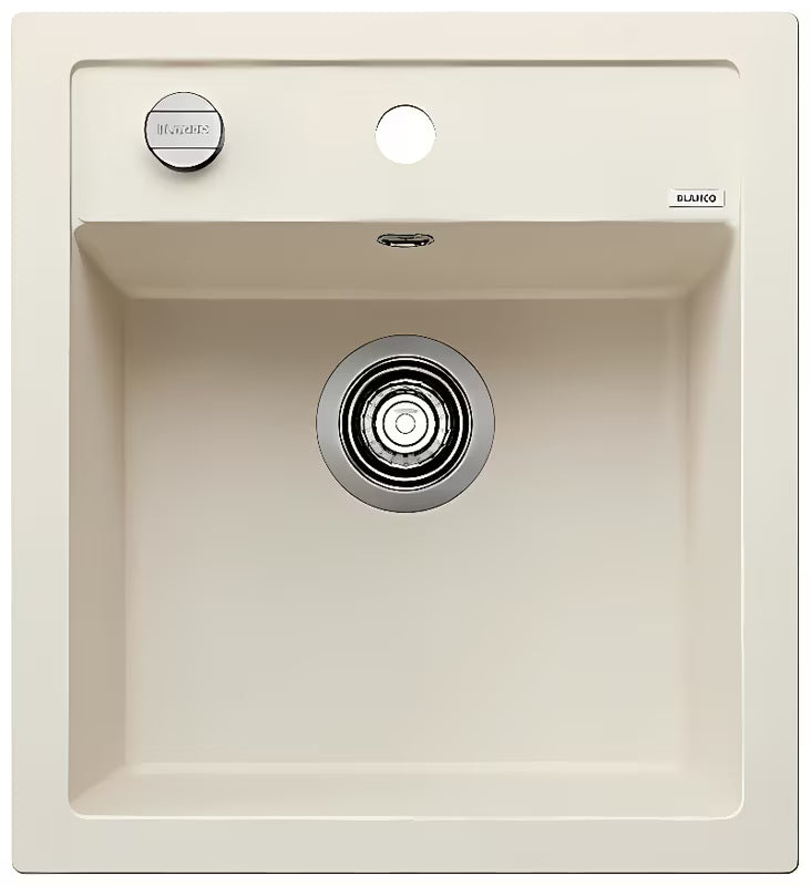 Granitno pomivalno korito Blanco Dalago 45 za delovni pult v beli barvi soft