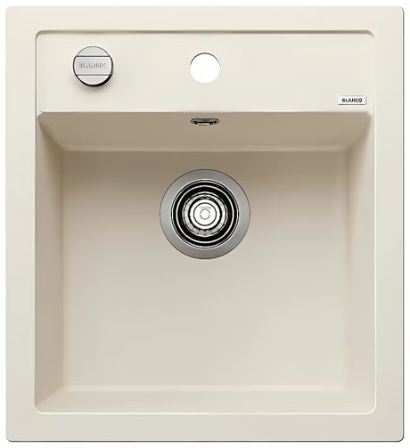 Granitno pomivalno korito Blanco Dalago 45 za delovni pult v beli barvi soft