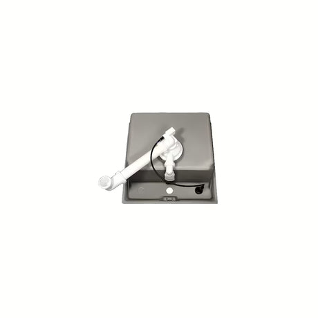 Granitni kuhinjski enojno korito Blanco Dalago 5 u crnoj izvedbi pro za gornju montažu za delovni pult.