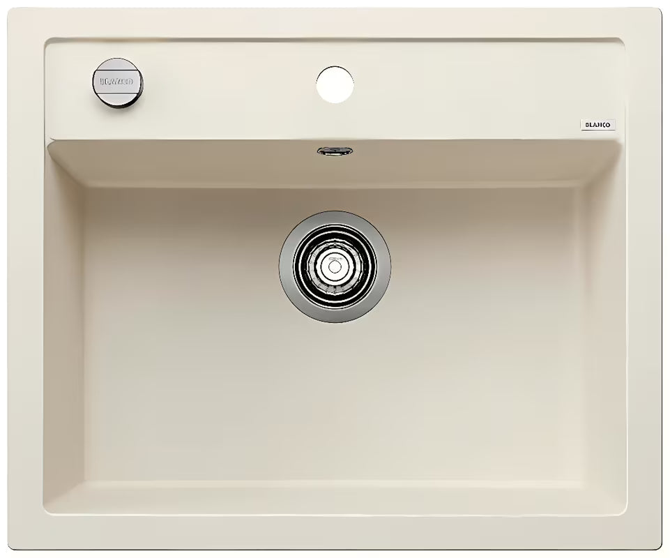 Granitno pomivalno korito Blanco Dalago 6 bela soft pro zgornja montaža za delovni pult