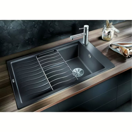 Granitno pomivalno korito Blanco elonxl 6 S z odcejalnikom v barvi antracit