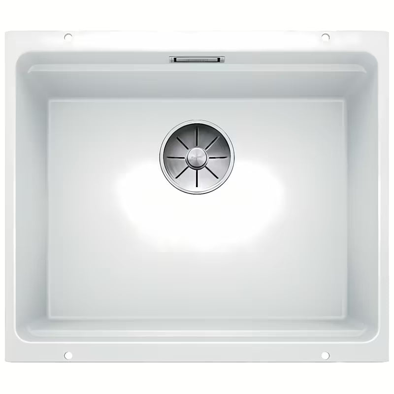 Blanco Etagon 500-U granitno kuhinjsko enojno korito v beli barvi pro spodnja montaža pod pult