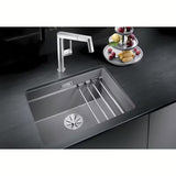 Blanco Etagon 500-U granitni kuhinjski enojno korito u bijeloj boji pro spodnja montaža pod pult