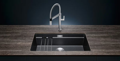 Granitno pomivalno korito Blanco Etagon 700 U pro spodnja montaža v beli barvi soft