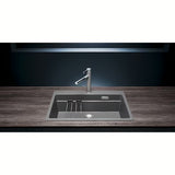 Granitni pomivalno korito Blanco Etagon 8 u boji tartufo pro ugradnja odozgo za delovni pult