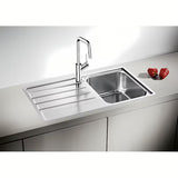 pomivalno korito Blanco za delovni pult od nehrđajućeg čelika s ocjeđivačem i brušenom površinom