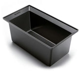 Crni granitni pomivalno korito Blanco 100 x 51 cm s ocjedom, koritom i desnom orijentacijom