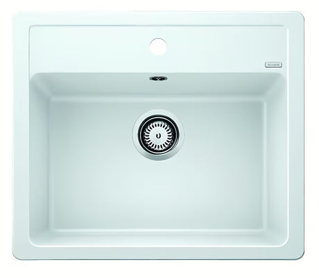 Bijeli granitni kuhinjski enojno korito Blanco Legra 6 pro ugradnja za delovni pult