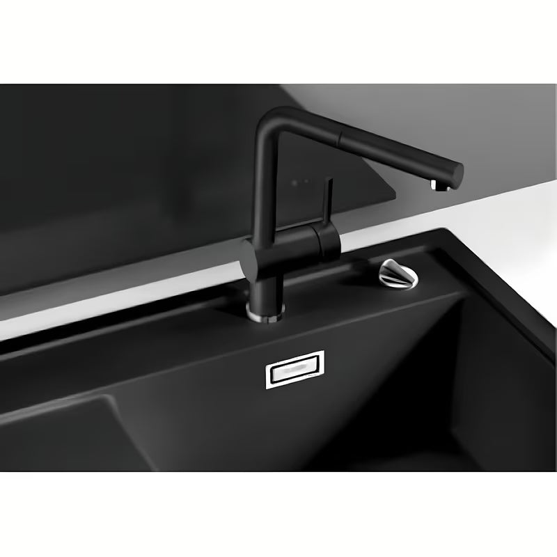 Blanco Linus - S enoročna armatura za pomivalno korito u antracit boji s izvlačnim tušem i površinom Silgranit-look.