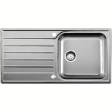 Blanco Livit XL 6 S inox pomivalno korito z odcejalnikom, krtačena površina, za vgradnjo od zgoraj