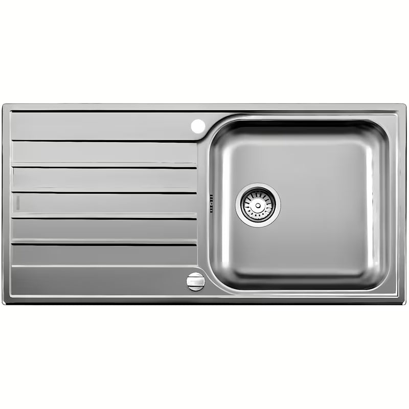 Blanco Livit XL 6 S inox pomivalno korito z odcejalnikom, brušena površina, ugradnja odozgo