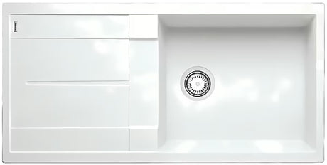 Belo granitno pomivalno korito Blanco Metra XL 6 S z odcejalnikom pro zgornja vgradnja