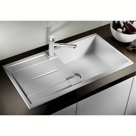 Belo granitno pomivalno korito Blanco Metra XL 6 S z odcejalnikom pro zgornja vgradnja