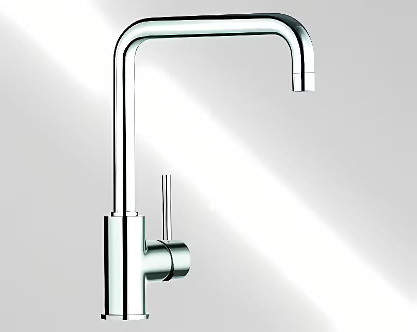 Blanco Mili enoročna stoječa armatura za pomivalno korito u krom izvedbi z vrtljivim izlivom