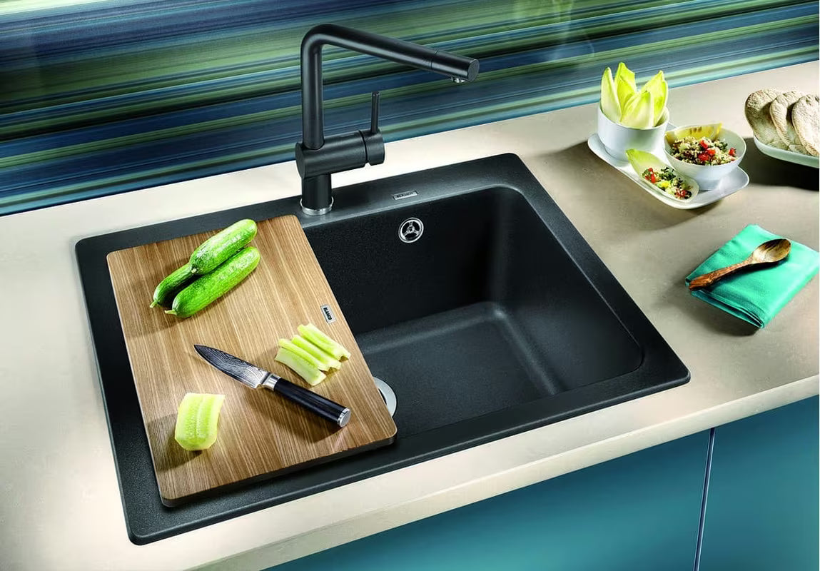 Granitni pomivalno korito Blanco Naya 6 u boji antracit pro ugradnja za delovni pult