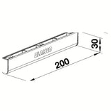 Nožna pedala pro sustavi koševa Blanco Select pro praktično otvaranje koša