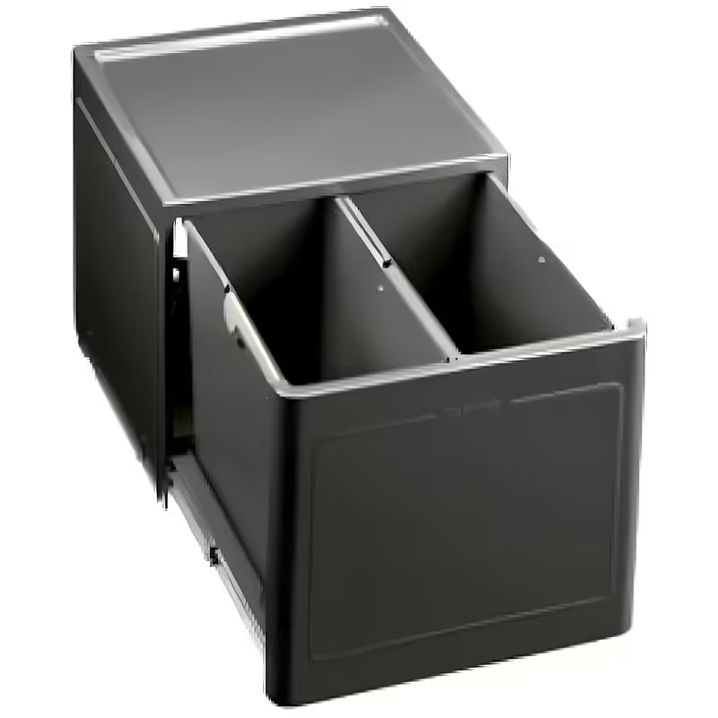 Sivi koš za smeti Blanco sorter pro za kuhinjski ormarić s jednostavnom montažom