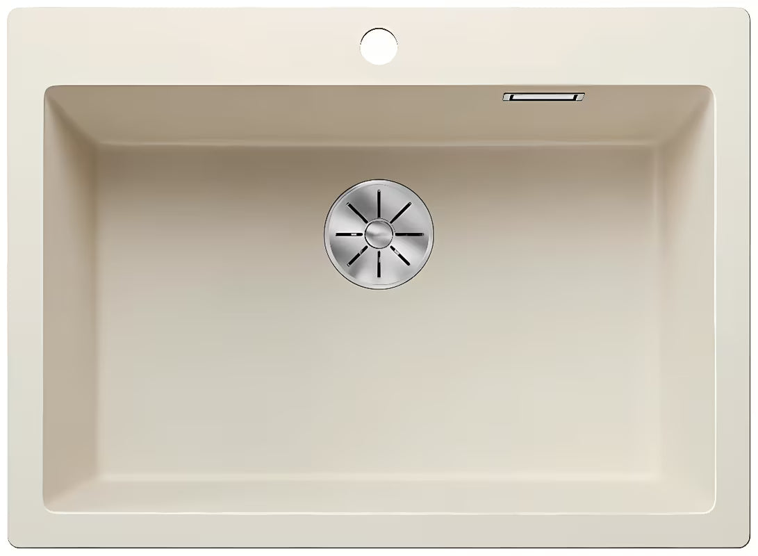 Granitno pomivalno korito Blanco Pleon 8 za delovni pult v beli barvi soft