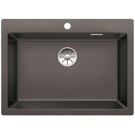 Granitni pomivalno korito Blanco Pleon 8 Silgranit PuraDur u antracit boji pro ugradnja odozgo