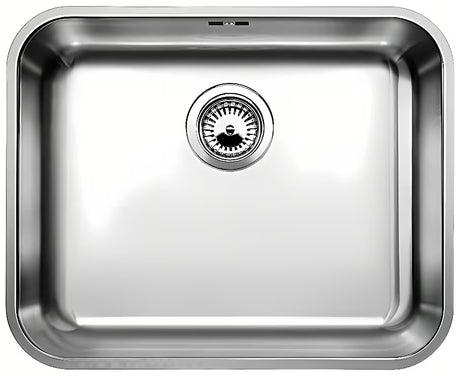 Inox kuhinjsko enojno korito Blanco Supra 500-U s krtačeno površino pro spodnja montaža