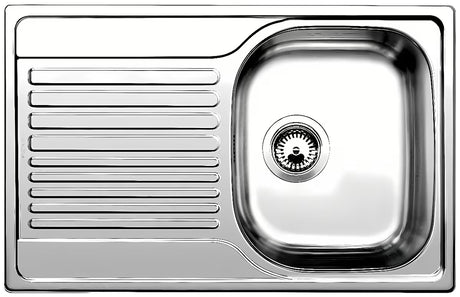 Inox pomivalno korito Blanco Tipo 45 S Compact s ocjednom plohom u izvedbi prirodni sjaj