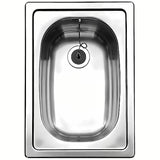 Inox kuhinjski enojno korito Blanco Top EE 3x4 pro ugradnja odozgo, površina prirodni sjaj.