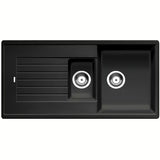 Granitni pomivalno korito Blanco Zia 6 S u antracit boji s kadjo s ocjednom plohom