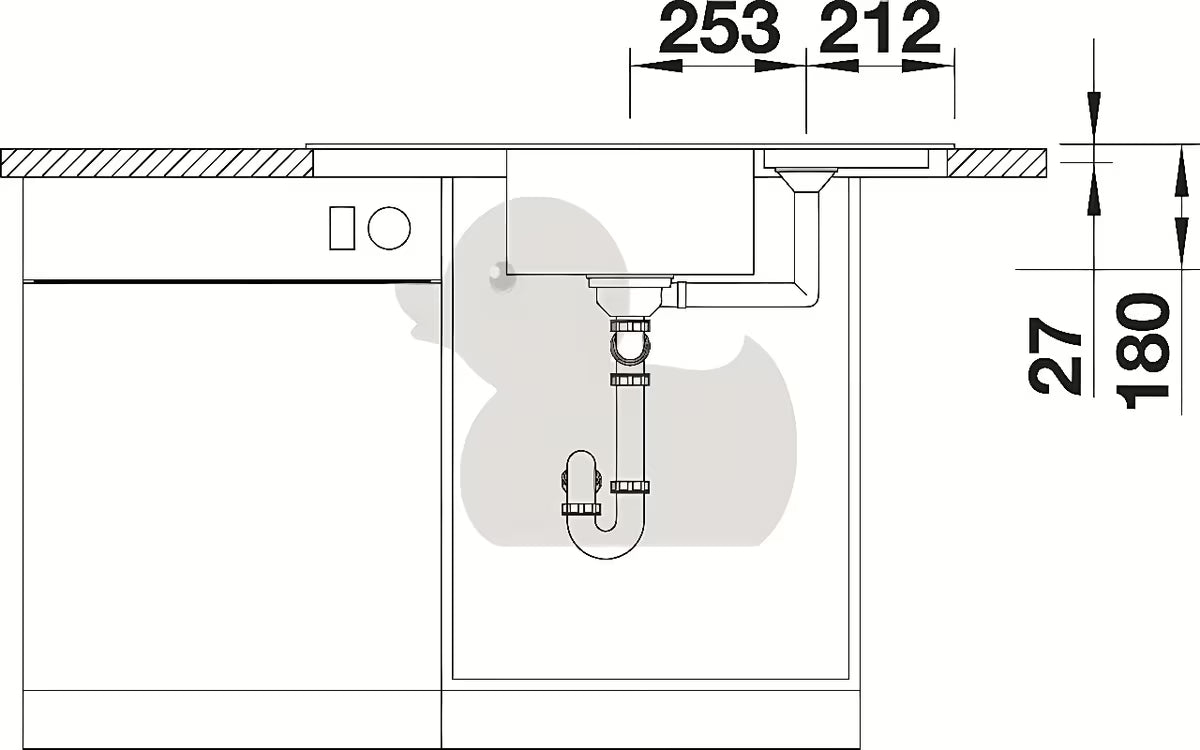 Blanco Zia 9 E kotni granitni pomivalno korito antracit pro ugradnja odozgo za delovni pult