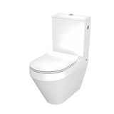 Cersanit Crea stoječa WC školjka kombi brez splakovalnega kroga s wc desko mehko Zapiranje Soft Close v beli barvi