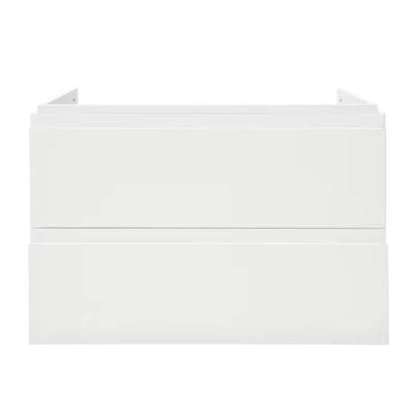 Cersanit Dormo viseča omarica s keramičnim umivalnikom v beli sijajni izvedbi 80x37,5x62 cm