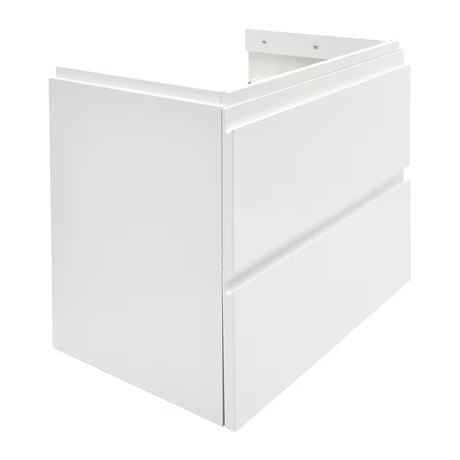 Cersanit Dormo viseča omarica s keramičnim umivalnikom v beli sijajni izvedbi 60x37,5x62 cm