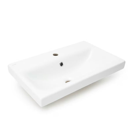 Cersanit Dormo viseča omarica s keramičnim umivalnikom v beli sijajni izvedbi 60x37,5x62 cm