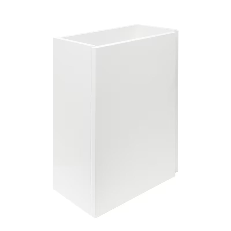 Cersanit Dormo viseča omarica s keramičnim umivalnikom 40x21,5x64 cm v beli sijajni izvedbi