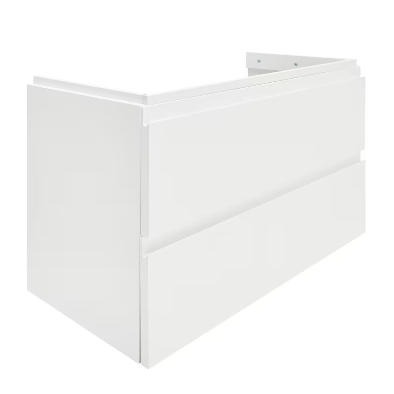 Cersanit Dormo viseča ormarić s keramičkim umivaonikom u bijelom sjaju 80x37,5x62 cm