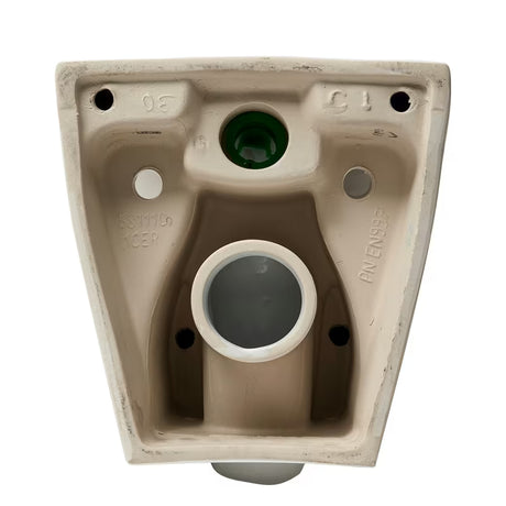 Bijelo viseča WC školjka Cersanit Dormo s bezrubnim izvedbom i sjedalom mehko Zapiranje Soft Close